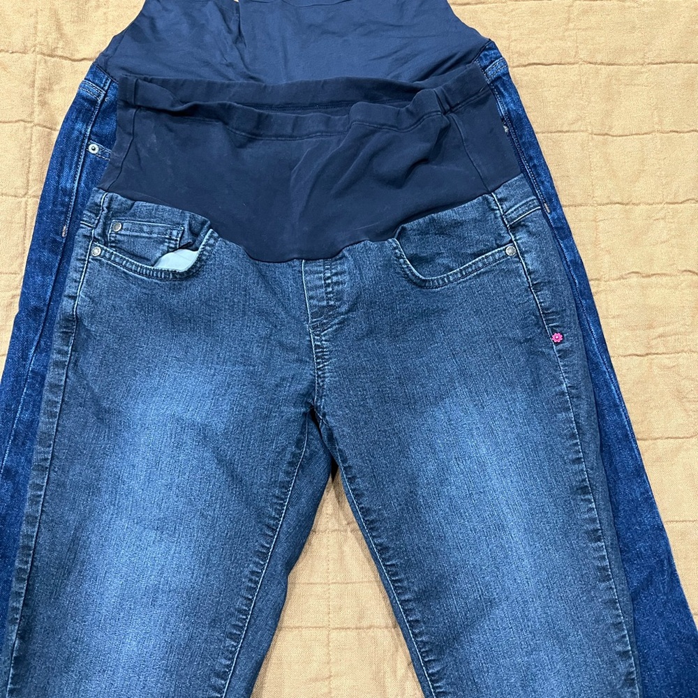 Old Navy Blue Denim maternity jeans
